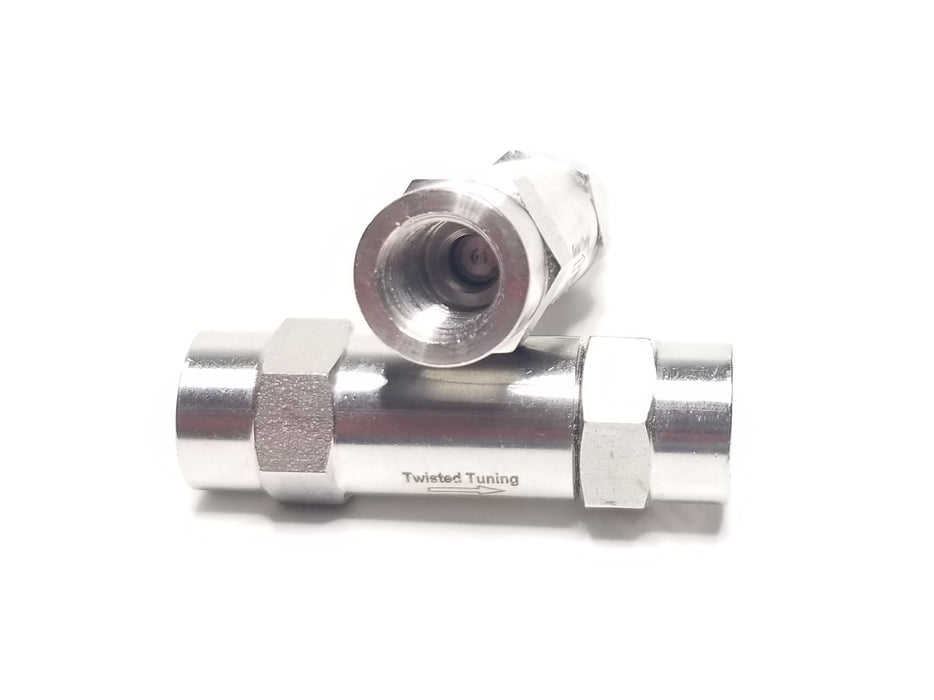 Twisted Tuning Meth Injection Check Valves