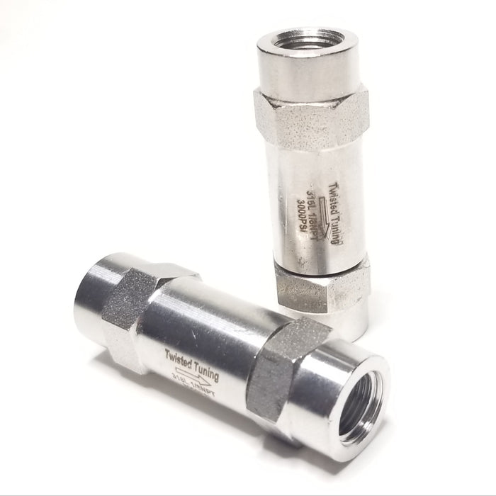 Twisted Tuning Meth Injection Check Valves